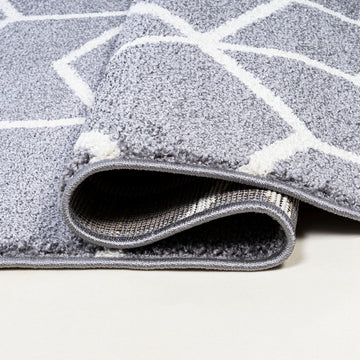 Tumbling Blocks Modern Geometric Area Rug 2